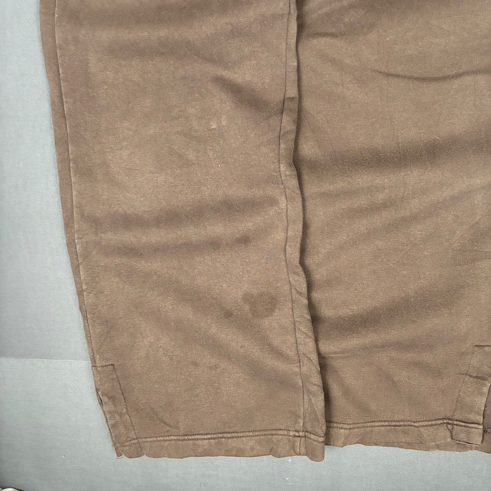 Nike Sportswear Phoenix Fleece Wide Leg Brown Sweatpants Women's Small (27x29) - Picture 4 of 8